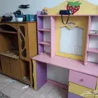 دواليب رفوف سرير خشب للبيع مستعجل