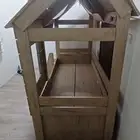 سرير اطفال شكل كوخ صناعه تركي