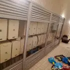 ابواب المنيوم شبابيك المنيوم سحاب باب حديد ليزر سكريت قزاز ب