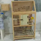 قفص خشبي