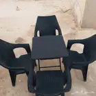 فرن كهربائي و طاولات خيزران