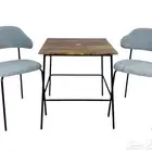 طقم طاولة مع كرسيين