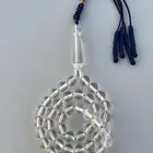 بكلايت أبيض شفاف كركوشة مسباح(سبحة)