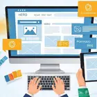 انشاء وتصميم مواقع إلكترونية وهويات بصرية الدفع بعد الانجاز