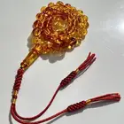 سبحة كهرمان حشري شوائبي شفاف