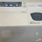 غسالة هيتاشي حوضين 7 كيلو نظيفة جدا