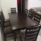 أثاث للبيع (سفره 8 كراسي طقم ترابيزات مكتب أطفال)