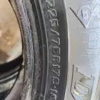 كفرات دنلوب مستخدم ثلاث سنوات مقاس 225 70 17