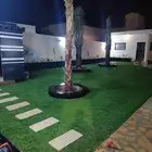 تنسيق حدائق القصيم عشب طبيعي عشب صناعي