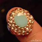 خاتم زمرد مرصع