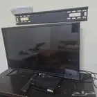 تلفاز مع ريسيفر شغال  واثنين ريموت للبيع ب 250 ريال