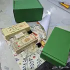 علب عطور فاخرة   طباعة بتصاميم جذابة.