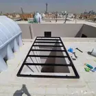 تغطية منور حديد لكسان شبية القزاز سكاي لايت