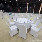 تأجير طاولات وكراسي وخيم وحواجز وفرشات