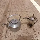 دلة العساف مسح وبريق معدن ختمين 14