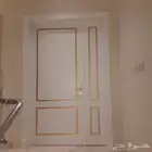 ديكور شاشه ديكور بديل الشيبرت أبواب خشب أبواب سحاب