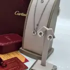 طقم اكسسوارات سلسال مع الحلق من ماركة كارتير مع الملحقات ال