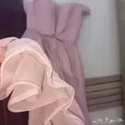 فستان للسن المحير مقاس سمول واكس سمول وردي مناسبات سهرة ميدي