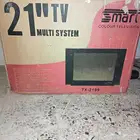 تلفزيون جديد ماانفك 21بوصه شاشه مسطحة مضمون شرط السعر 120ريا