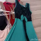 فستان تيفاني اخضر فستان كسرات جديد فستان مقاس لارج فستان ضيق