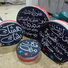 دفوف عليها خطوط ورسومات