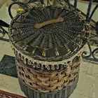 سلة خيزران