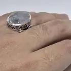 خاتم فضة صياغة ثقيلة
