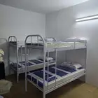 سرير حديد دورين دور واحد مرتبه بطانيه مخدة دولاب حديد