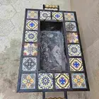 منقل حطب حجر