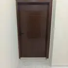 ابواب كبس خشب سويدي ابلاكش مع حلق مع بويا تركيب بدون كيلون