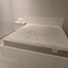 سرير ايكيا بأدراج سفليه نظيف ومرتبه سيلي