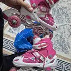 اسكيت اطفال طقمين بناتي وطقم ازرق ولادي