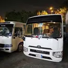 bus costar hiace with driver for rent