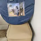 كرسي حمام متنقل مع خيمه حمام .