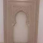 معلم جبس بورد  و جبس بلدي   بديل خشب و بديل الرخام شين بورد