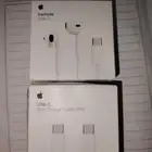 شاحن وسماعه ايفون الاصلي