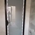 المنيوم باب شرايا دبل زجاج رمل