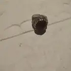 خاتم فضه سيف ونخله قديم وفيه رشه ذهب