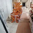 جلسات تراثيه حديثه. كراسي بلاستك للبر. كراسي حديد وخشب