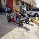 سكوتر كهربائي سرعات مختلفه