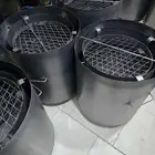 برميل مندي حديد مجلفن تعبيت الرمل جميع الاشكال والمقاسات