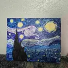 لوحة ليلة النجوم المقاس 40x50cm