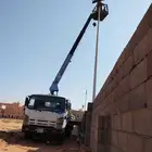 كرين ورفعه صندوق سلة