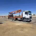 للبيع شاحنة مرسيدس اكتروس موديل 2005 مزودة بونش تحميل اطلس