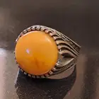 خاتم كهرمان بولندي (ذهب الرجال)