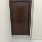 ابواب كبس خشب سويدي ابلاكش مع حلق مع بويا تركيب بدون كيلون