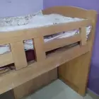 سرير بو نفر عريض _خشبي