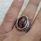 خاتم فضه بحجر العقيق اليماني