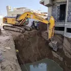 بوكلين للاجار حفر اراضي تكسير جبل ترحيل مخلفات داخل المدينه