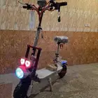 اسكوتر كهربائي المدرعه محركين 3800واط وبطاريه 22الف امبيىطر